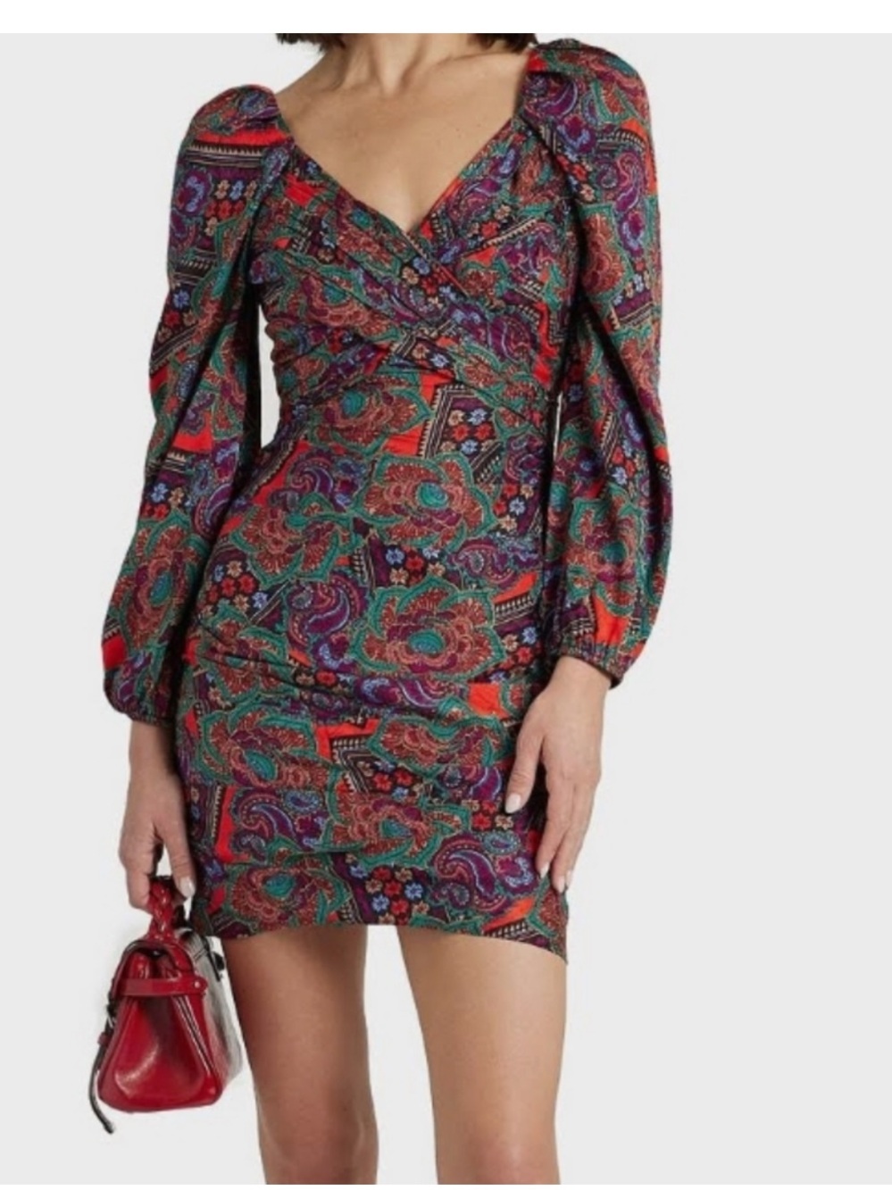 Veronica Beard Bellino paisley print minidress size 4 NWOTS
